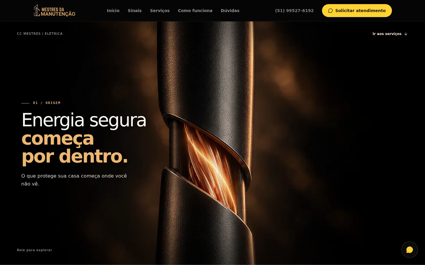 Versão desktop do projeto CC MESTRES DA MANUTENÇÃO